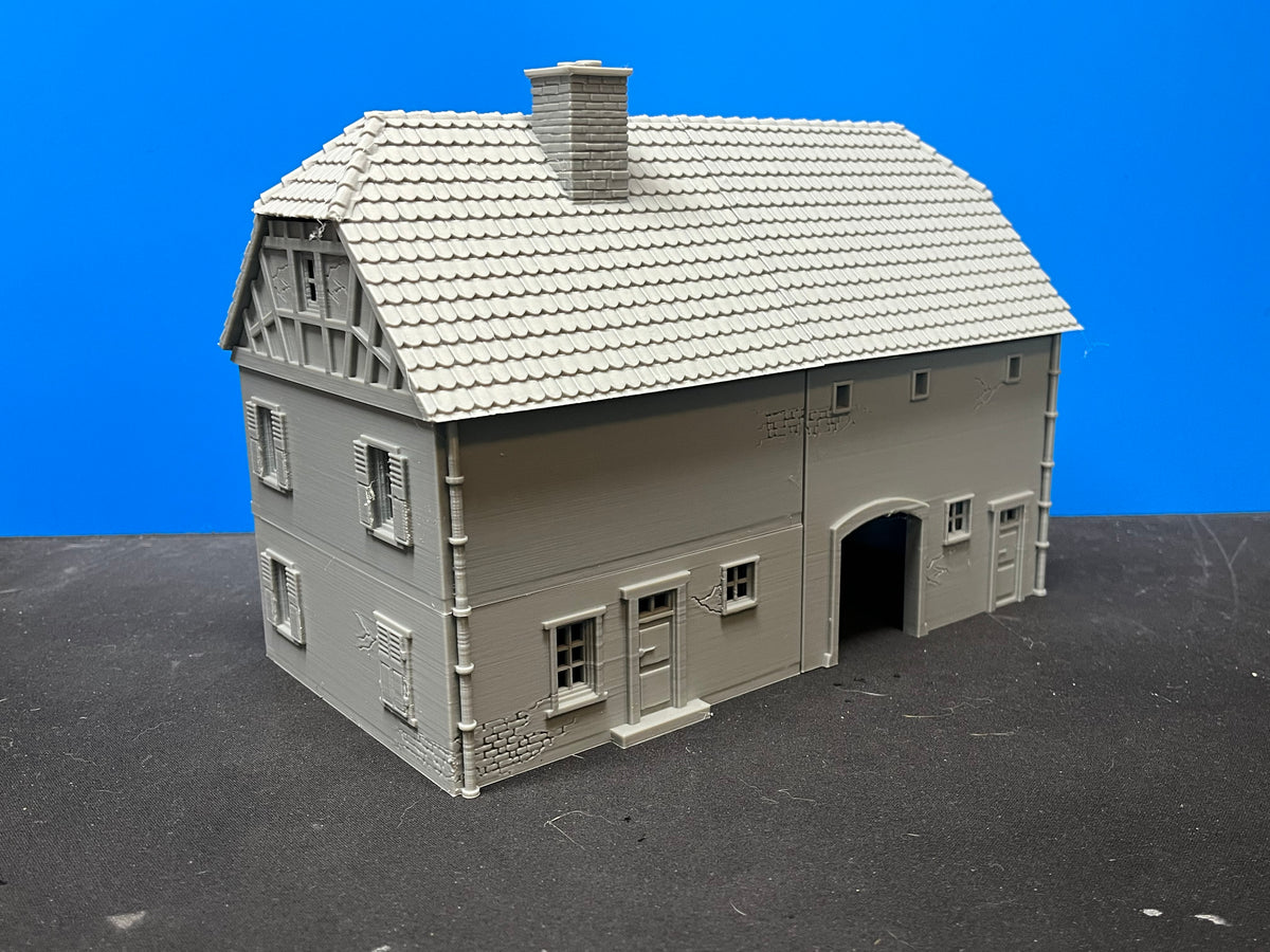 トイガン KILL HOUSE W2-RL: Rhineland Hunsrueck Farmhouse and Shed Set – Diabolical Terrain