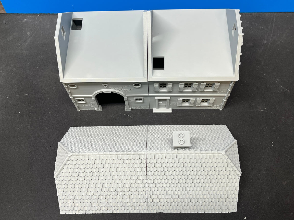 W2-RL: Rhineland Hunsrueck Farmhouse and Shed Set – Diabolical Terrain