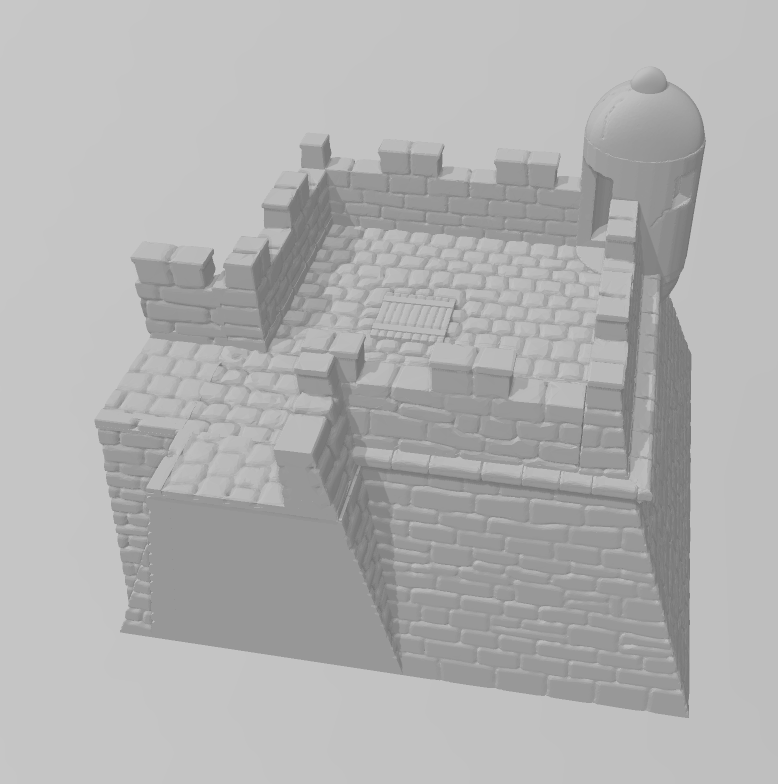 AOP-FRT: Fortification- Bastion w/Bartizan – Diabolical Terrain