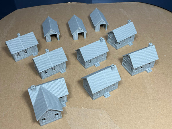 15mm NAP: Russian Karelia Buildings