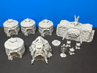 EC3D-WW: Barbarian Ice Tribe Village Set