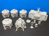 EC3D-WW: Barbarian Ice Tribe Village Set