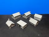 10mm-AW: Log Buildings Set 1