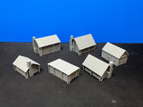 10mm-AW: Log Buildings Set 1