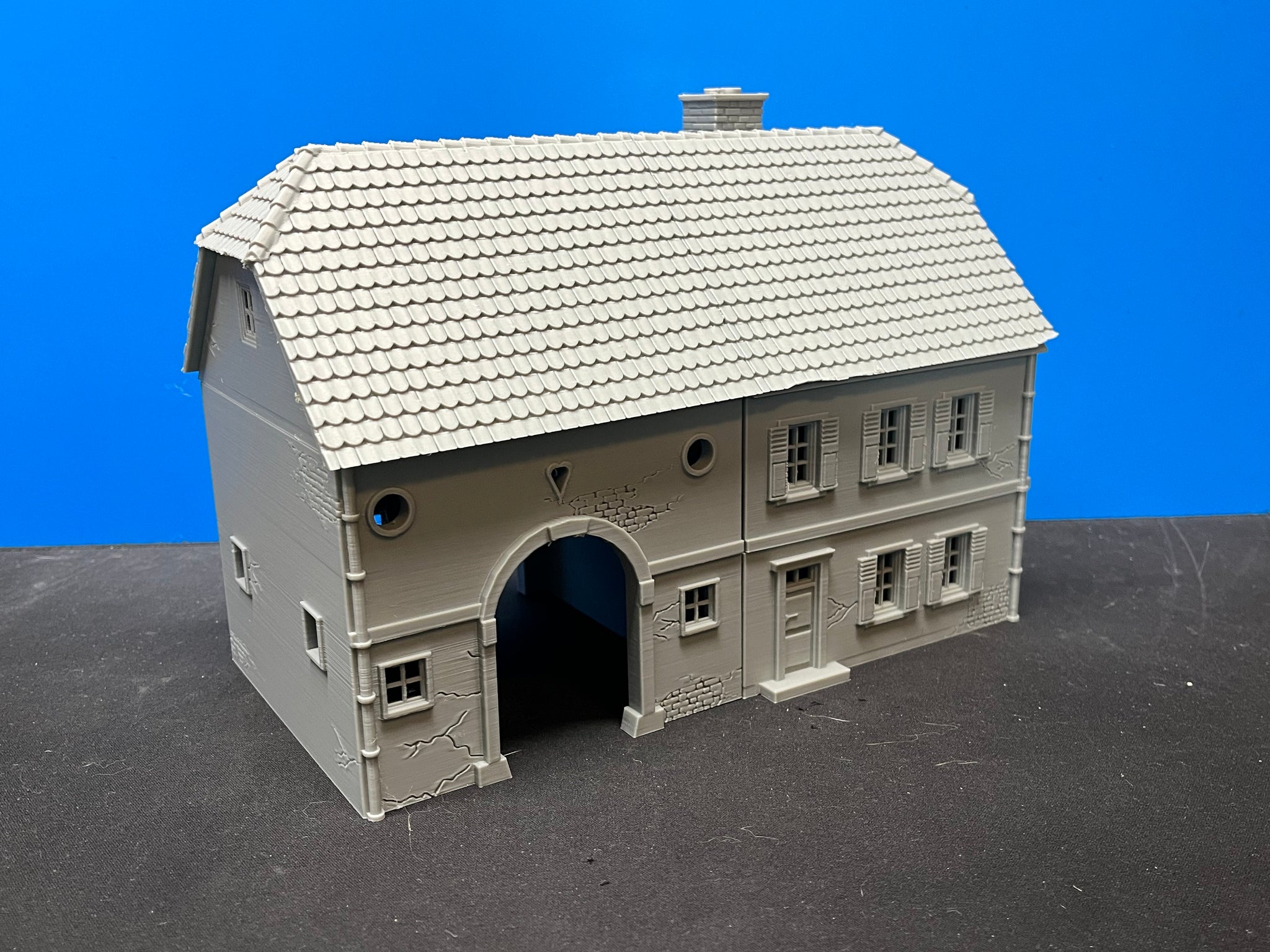 W2-RL: Rhineland Hunsrueck Farmhouse and Shed Set – Diabolical Terrain