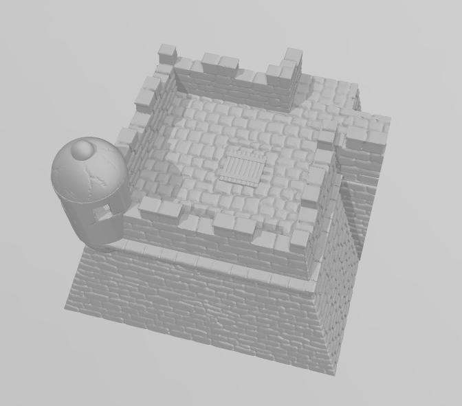 AOP-FRT: Fortification- Bastion w/Bartizan – Diabolical Terrain