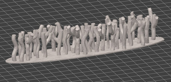 CA-EA: Zulu Stick Fence- Straight