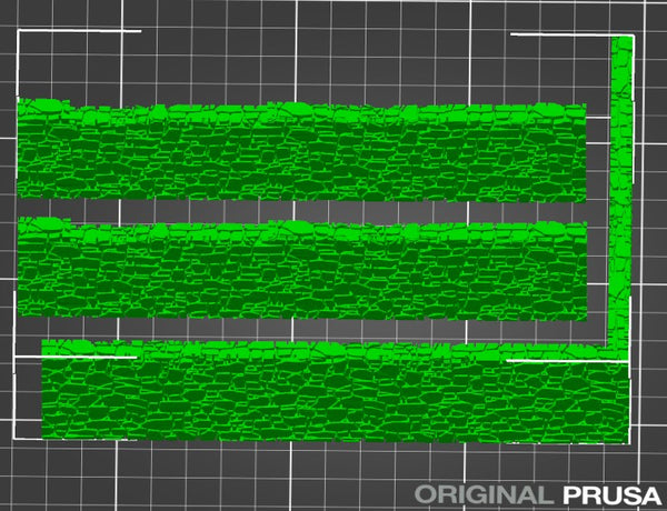 CA-EA: Tall Stone Wall Set
