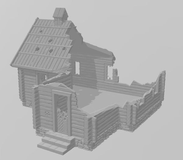 NW-RC: Russian Village House 1, Destroyed