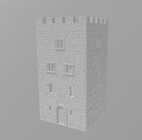 MD-TH: Tower House with Battlement Roof